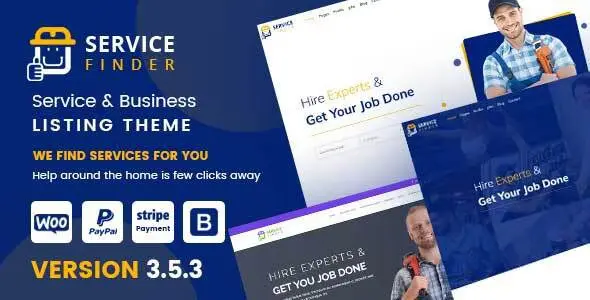 Service Finder – Provider and Business Listing Theme
