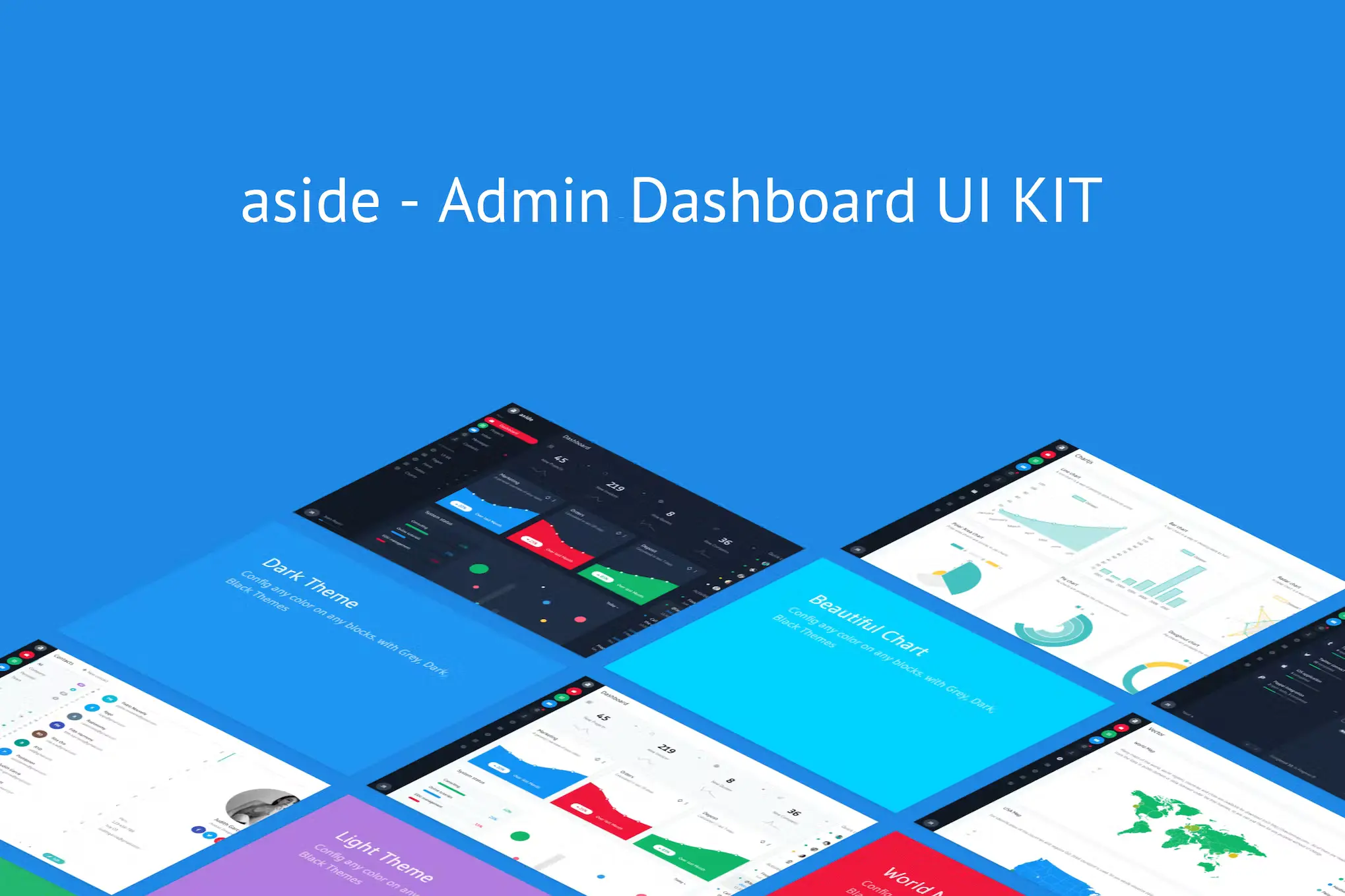 aside – Admin Dashboard UI KIT