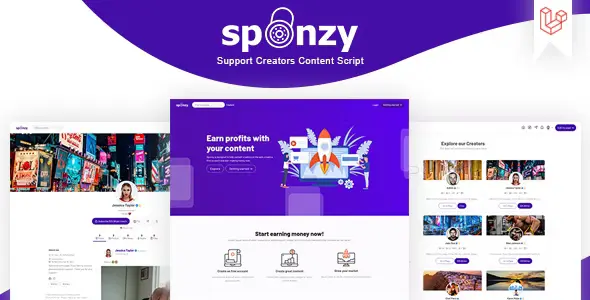 Sponzy – Support Creators Content Script