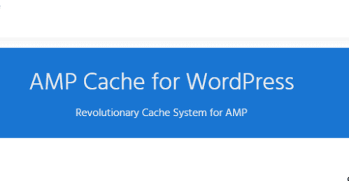 AMP Cache for WordPress