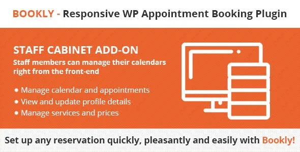 Bookly Staff Cabinet (Add-on) banner