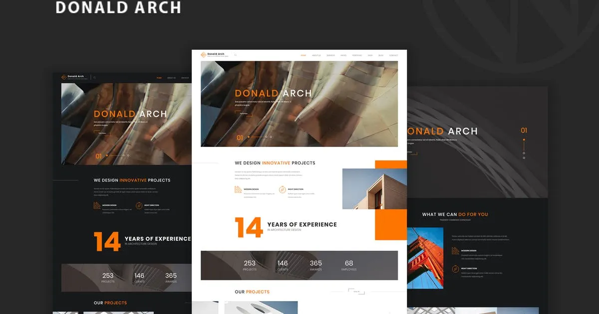 Donald Arch – Creative Architecture WordPress Theme