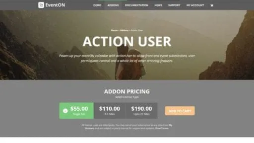 EventOn Action User Add-on