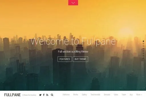 Themify Fullpane Premium WordPress Theme