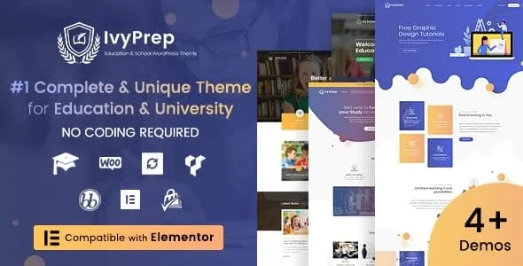 IvyPrep (Ivy School) | Education & School WordPress Theme