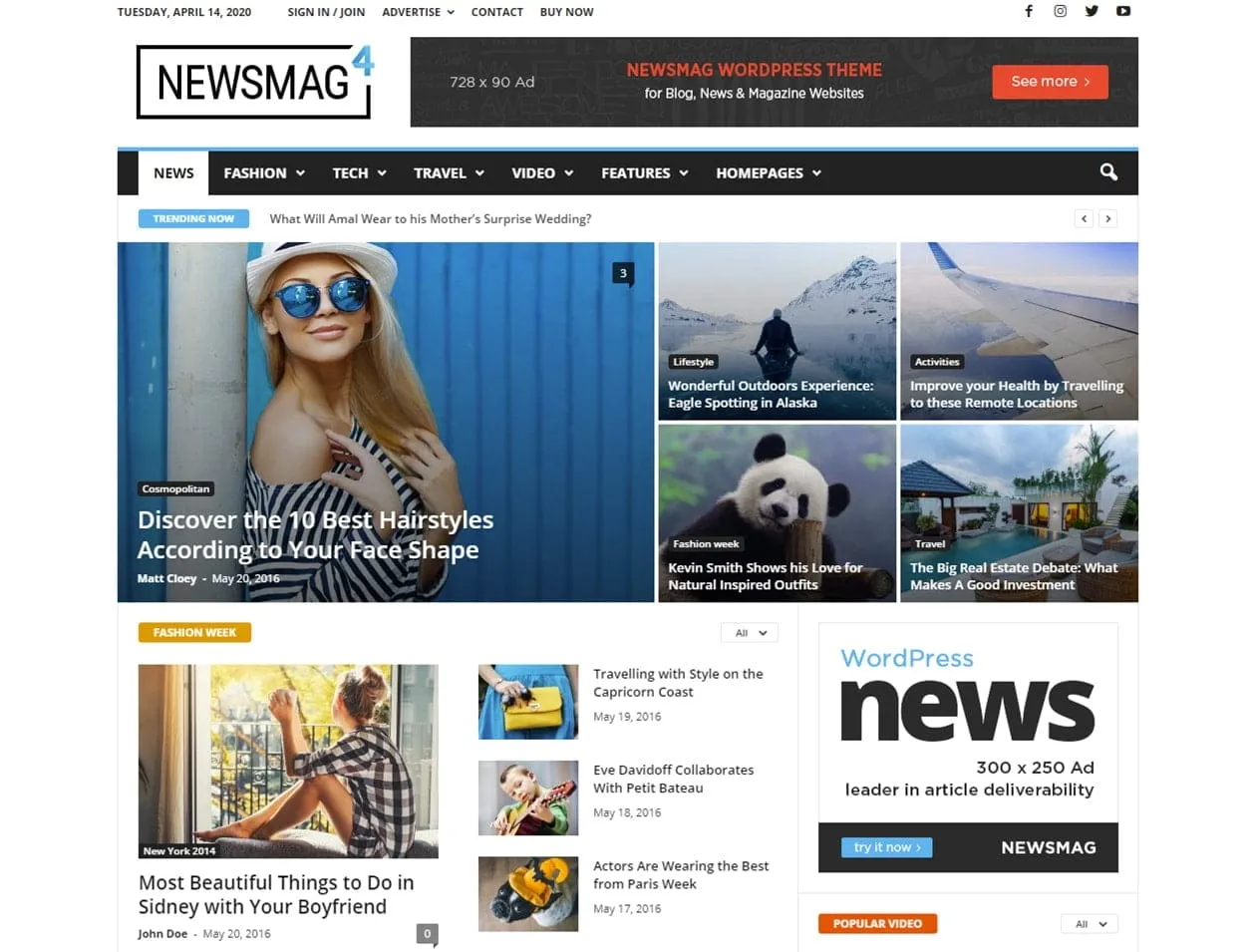 Newsmag – Newspaper & Magazine WordPress Theme