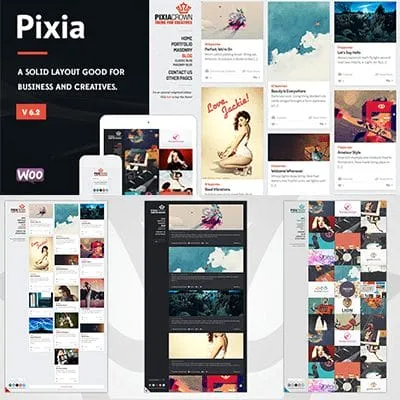 Pixia – Showcase WordPress Theme