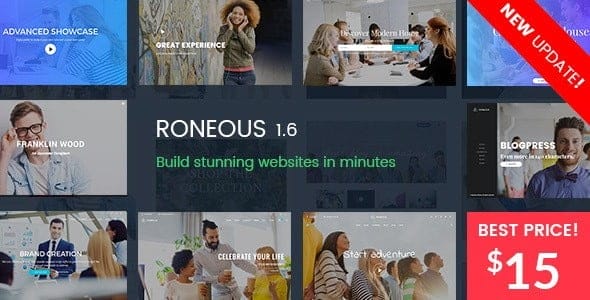 Roneous – Creative Multi-Purpose WordPress Theme