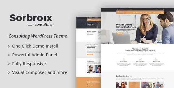 Sorbroix: Business Consulting WordPress Theme
