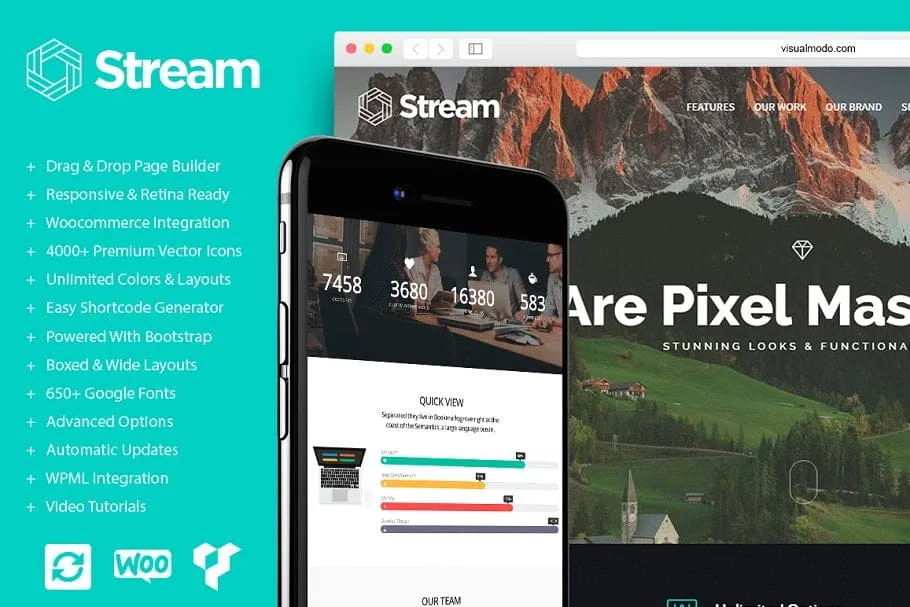 Stream WordPress Theme