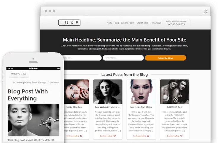 Thrive Luxe Theme banner