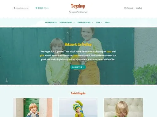 Toyshop Storefront Theme