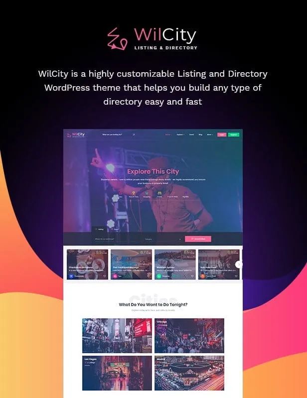 Wilcity – Directory Listing WordPress Theme