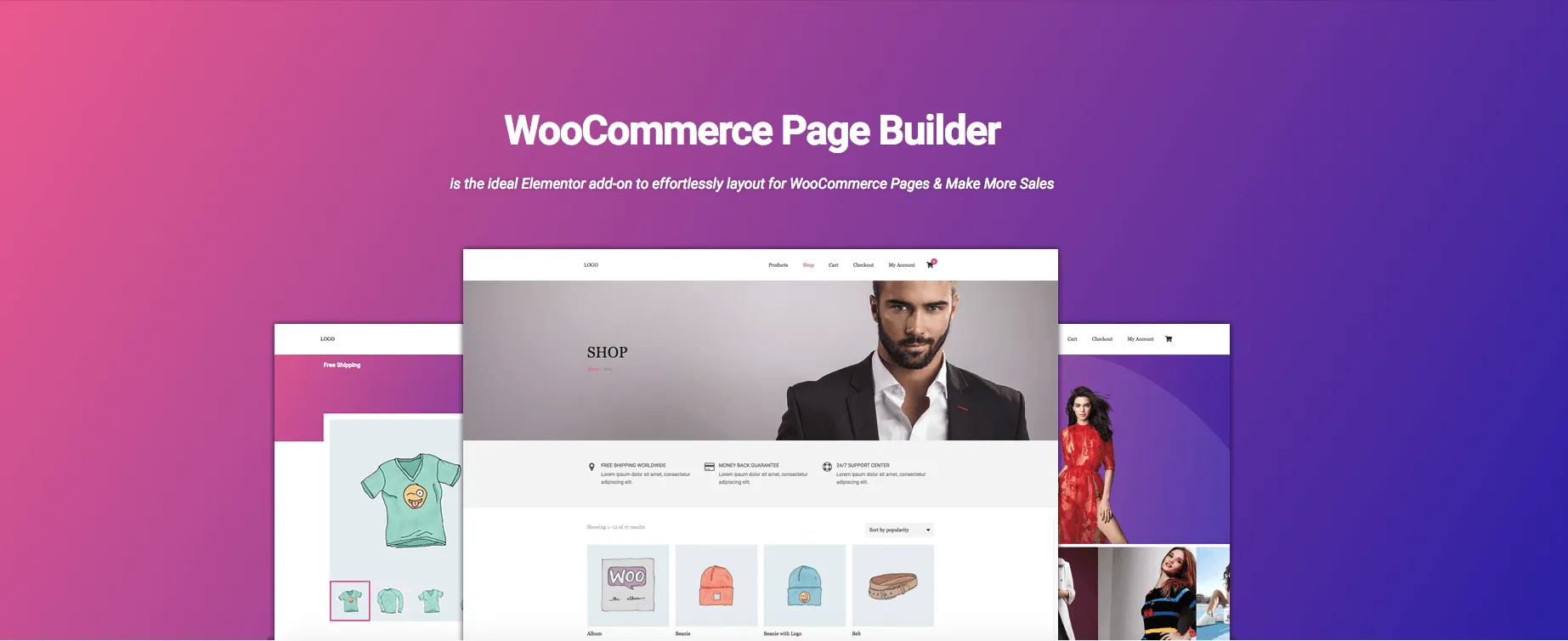 WooCommerce Page Builder For Elementor