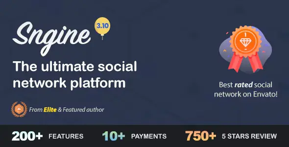 Sngine – The Ultimate PHP Social Network Platform