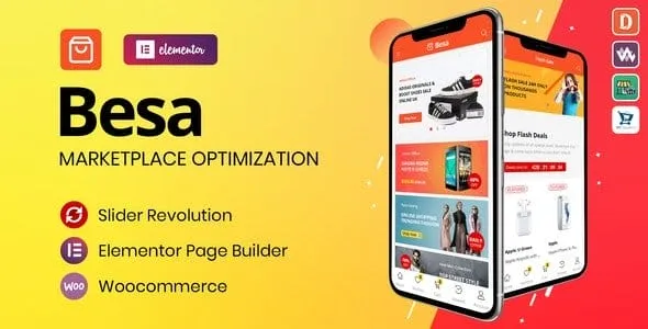 Besa – Elementor Marketplace WooCommerce Theme