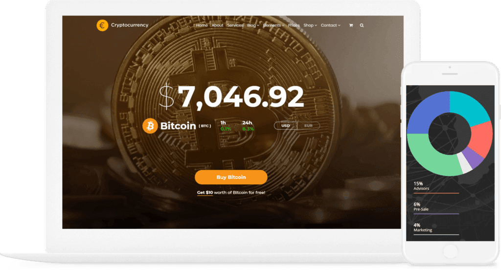 Cryptocurrency WordPress Theme