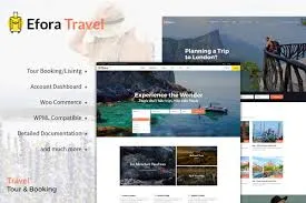 Efora – Travel, Tour Booking WordPress Theme