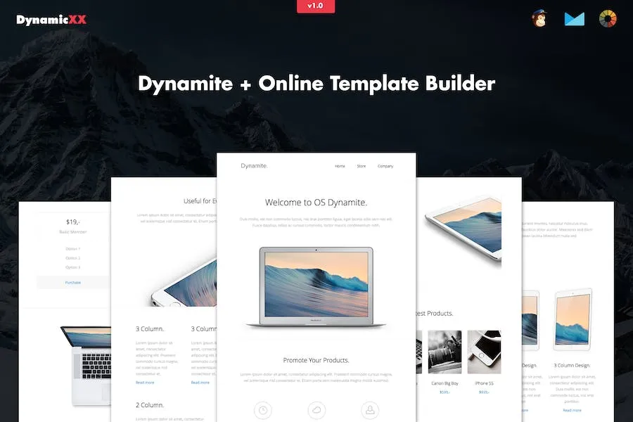 Dynamite – Responsive APP / Promotion Email