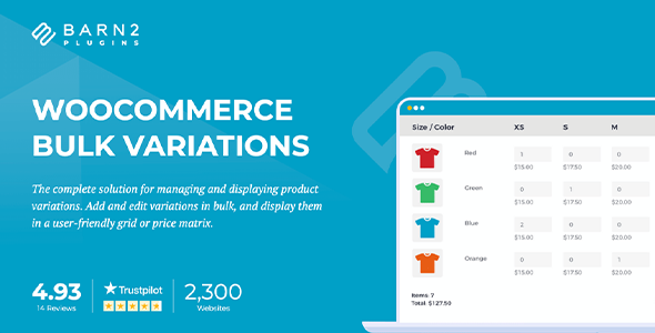 WooCommerce Bulk Variations