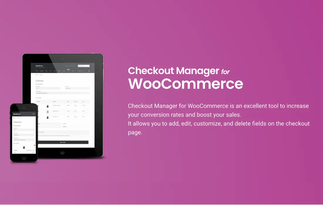 WooCommerce Checkout Manager PRO
