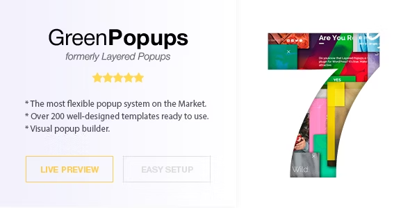Green Popups – Popup Plugin for WordPress