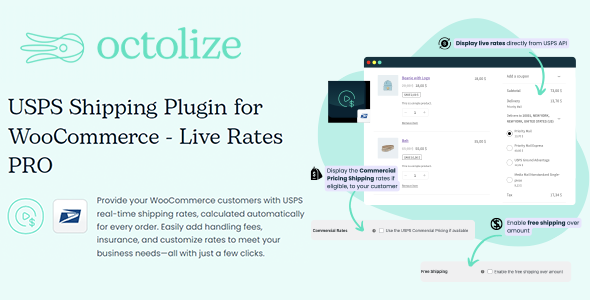 USPS Shipping Plugin for WooCommerce Live Rates PRO