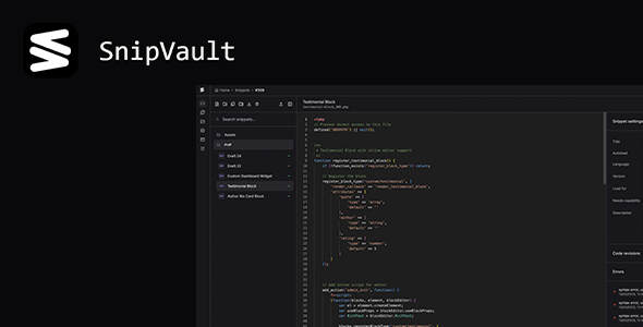 SnipVault
