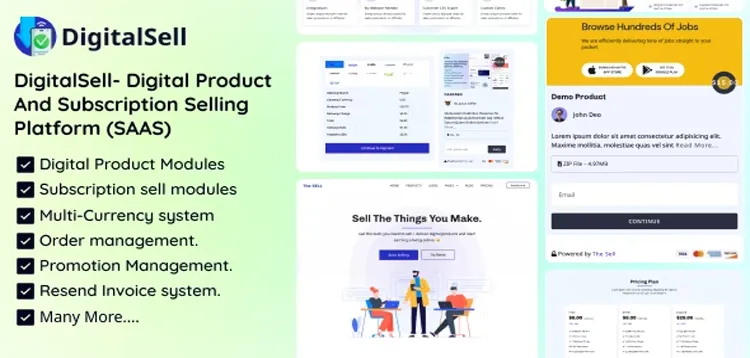 DigitalSell- Digital Product And Subscription Selling Platform