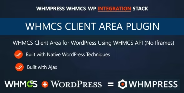WHMCS Client Area for WordPress
