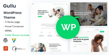Gullu – Agency & Multipurpose WordPress Theme