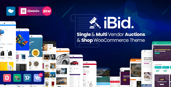 iBid – Multi Vendor Auctions WooCommerce Theme