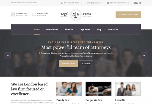 LegalPress WordPress Theme