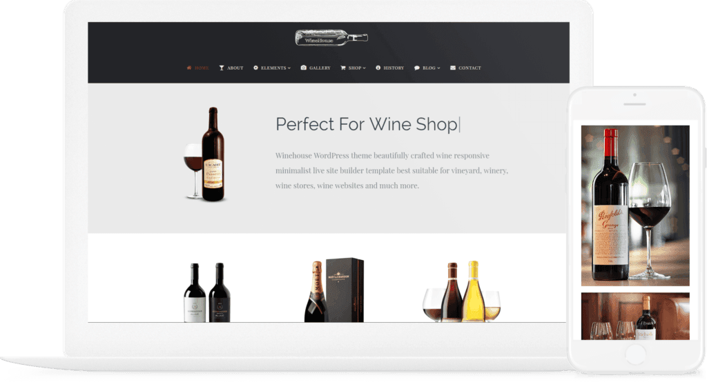 Winehouse WordPress Theme